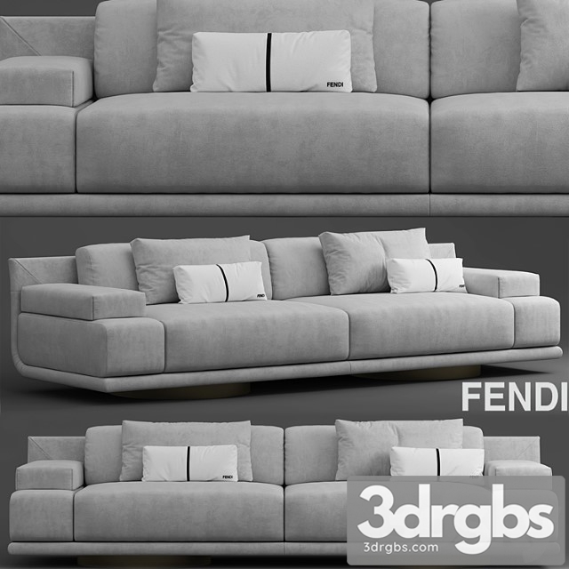 Sofa fendi casa artu sofa 2 3dsmax Download