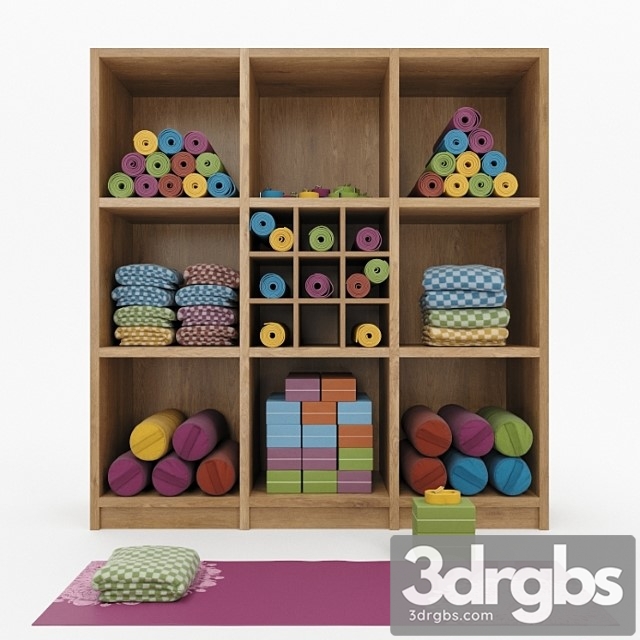 Inventory for the yoga room 3dsmax Download - thumbnail 1