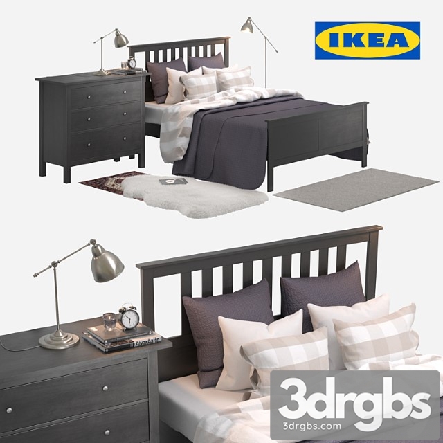 Ikea bedroom Collection 3dsmax Download - thumbnail 1