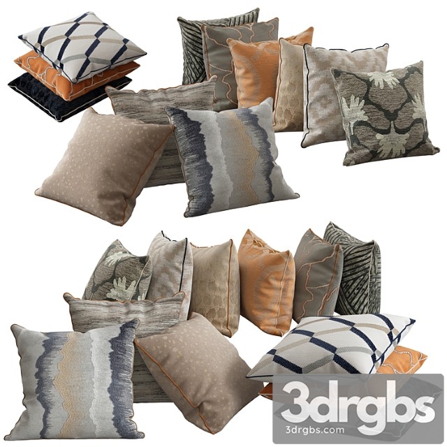 Decorative Pillows 55 1 3dsmax Download - thumbnail 1