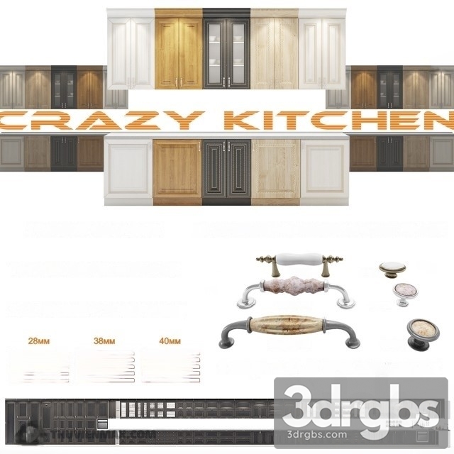 Crazy Door Kitchen Classik 3dsmax Download