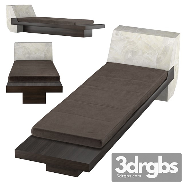 Alabaster Daybed 3dsmax Download - thumbnail 1