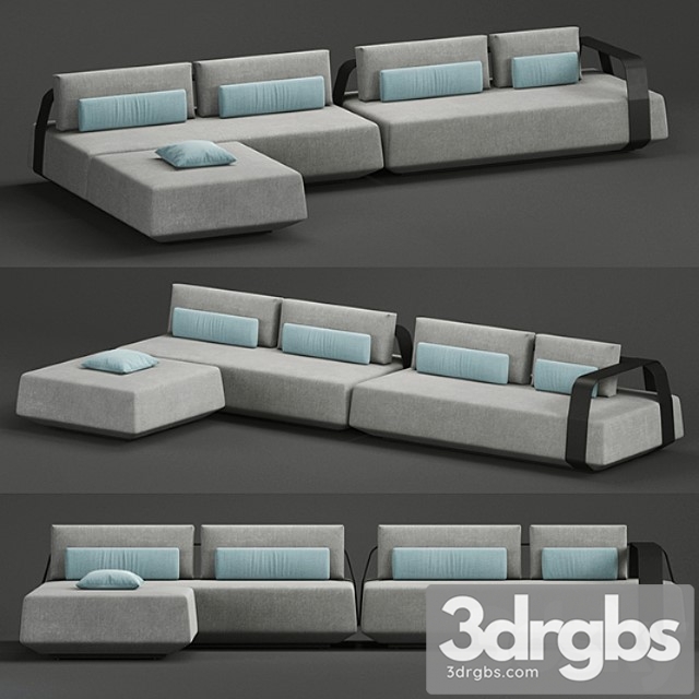 Kumo sofa by manutti 2 3dsmax Download - thumbnail 1