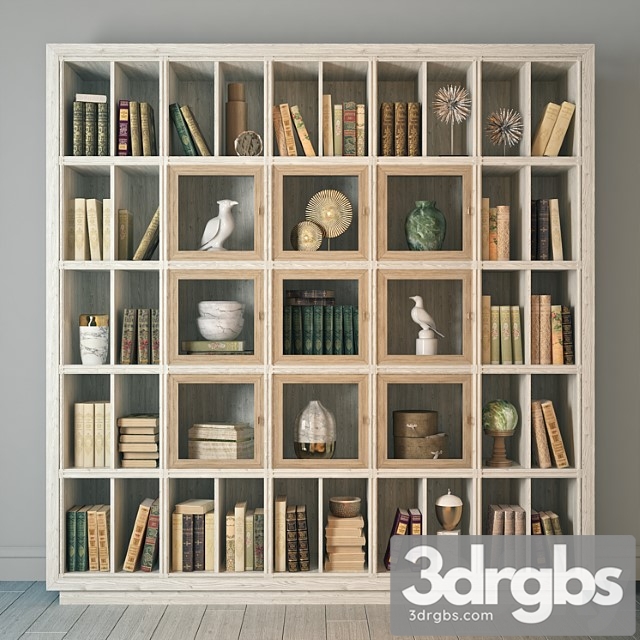 Annibale colombo w1240 library 2 3dsmax Download - thumbnail 1