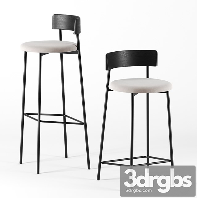 Friday barstools by fest 2 3dsmax Download - thumbnail 1