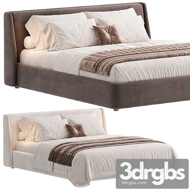 Double Bed 3 After Vittoria Area 3dsmax Download - thumbnail 1
