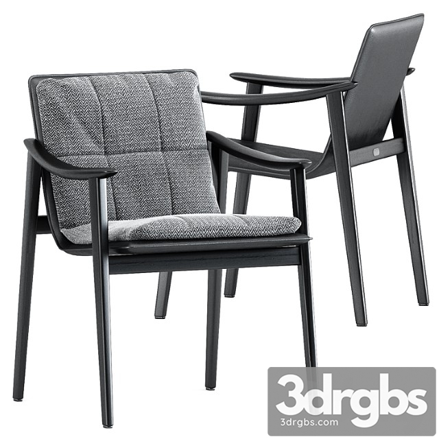 Fynn chair 2 by minotti 2 3dsmax Download - thumbnail 1