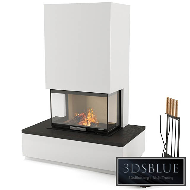 fireplace nordpeis 3DS Max - thumbnail 3