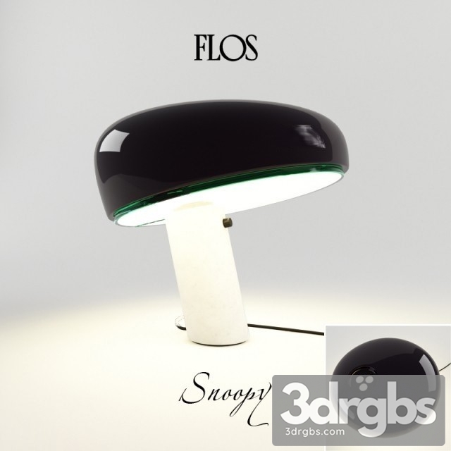 Flos Snoopy Table Lamp 3dsmax Download - thumbnail 1