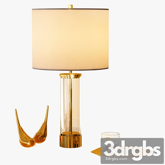 Acrylic Column Table Lamp 1 3dsmax Download - thumbnail 1