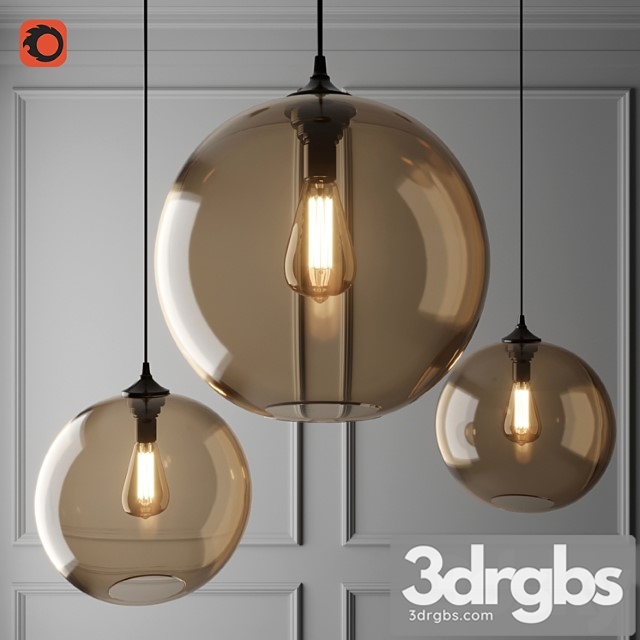 Suspended lamp jeremy solitaire 3dsmax Download - thumbnail 1