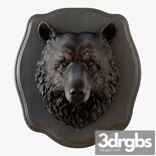 Bear head 3dsmax Download - thumbnail 1