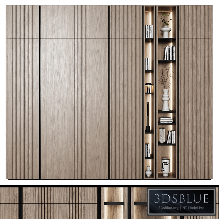 Modular wardrobes in modern style 62 3DS Max - thumbnail 3