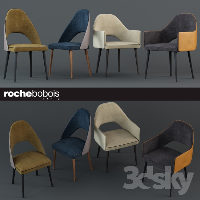 Chairs FENICE CHAIR and FENICE BRIDGE 3DS Max - thumbnail 3