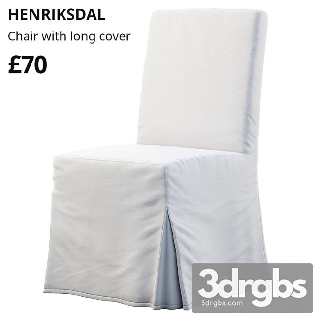 Ikea henriksdal chair 2 3dsmax Download - thumbnail 1