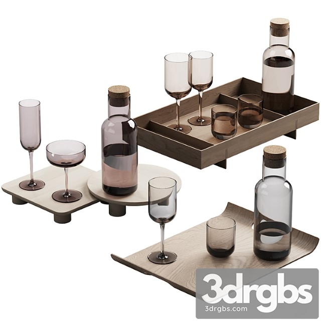 272 Dishes Decor Set 14 FUUM Water Carafe by Blomus P01 3dsmax Download