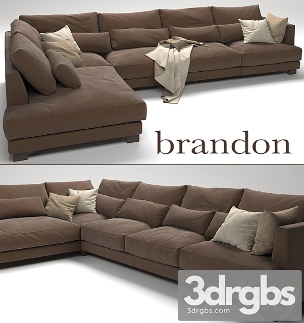 Sofa Brandon 1 3dsmax Download - thumbnail 1