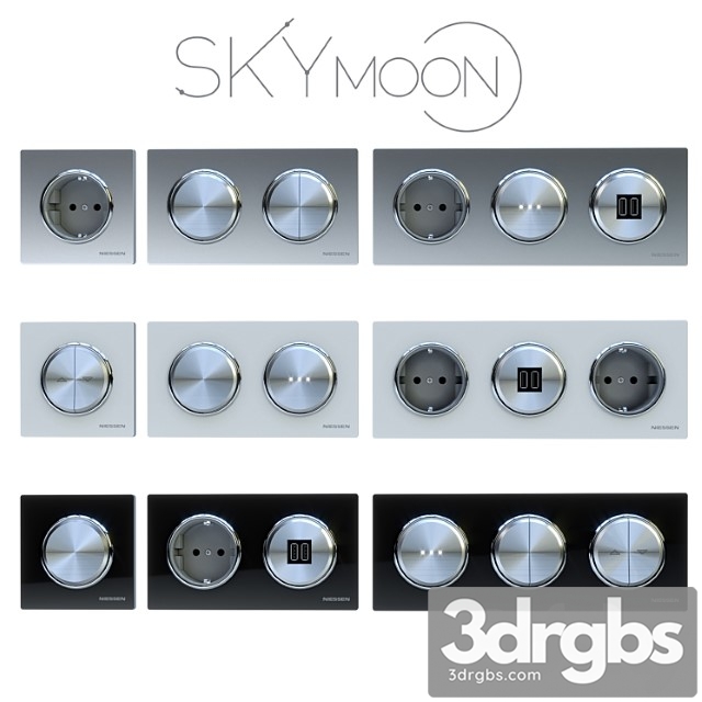 Niessen Sky Moon Set 3dsmax Download - thumbnail 1