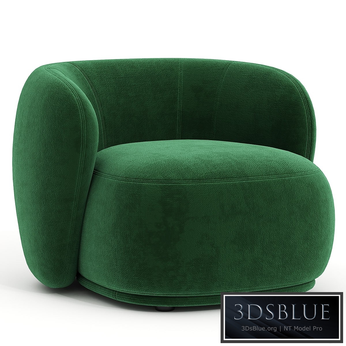 Rene Armchair by Merediani 3DS Max - thumbnail 3
