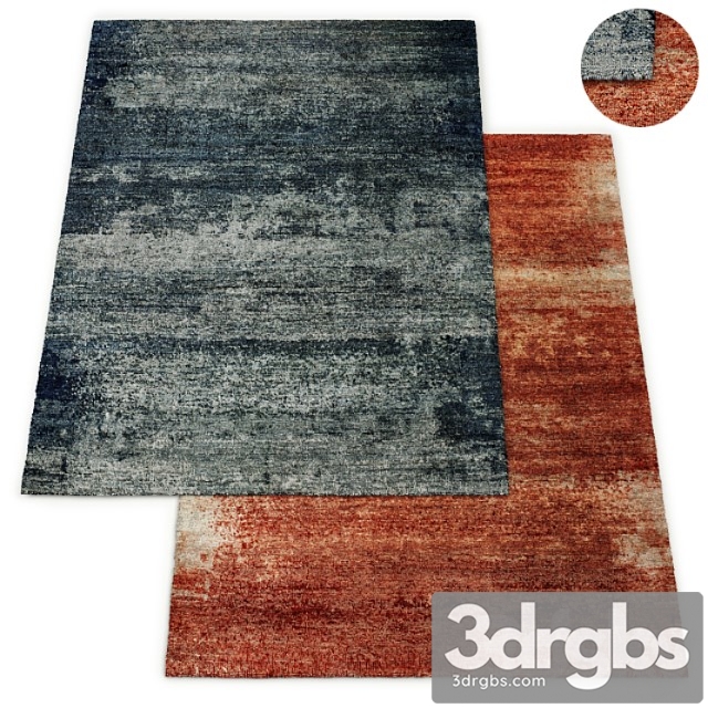 Trouve Hand Knotted Silk Wool Rug Rh 1 3dsmax Download - thumbnail 1
