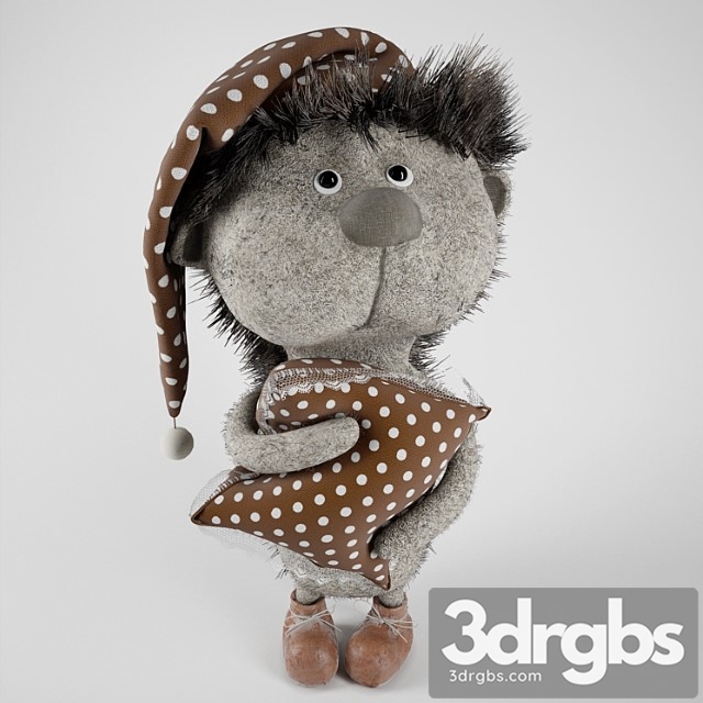 Toy Soft Toy Hedgehog 3dsmax Download - thumbnail 1