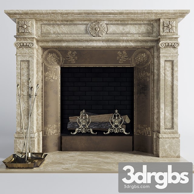 Classic fireplace 2 3dsmax Download