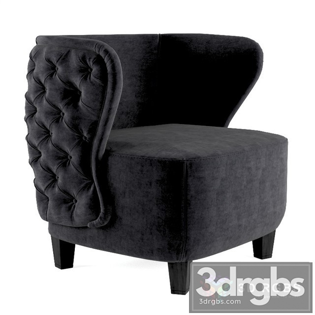 Heritage Annabelle Armchair 02 3dsmax Download - thumbnail 1