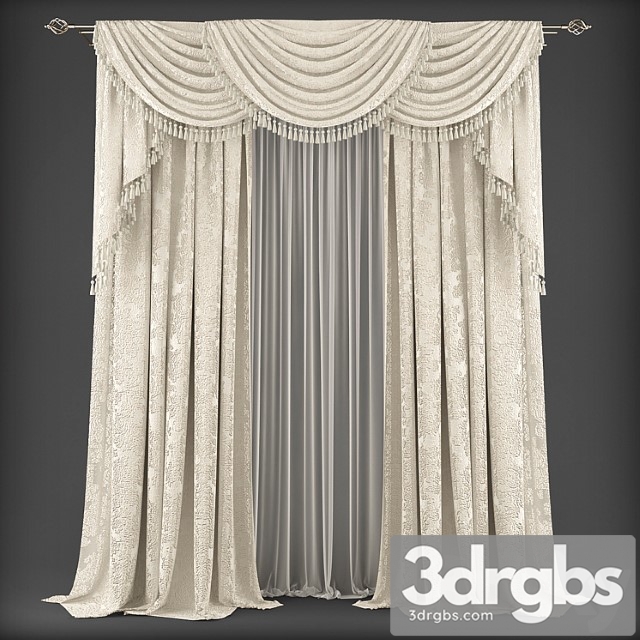 Curtains340 3dsmax Download - thumbnail 1