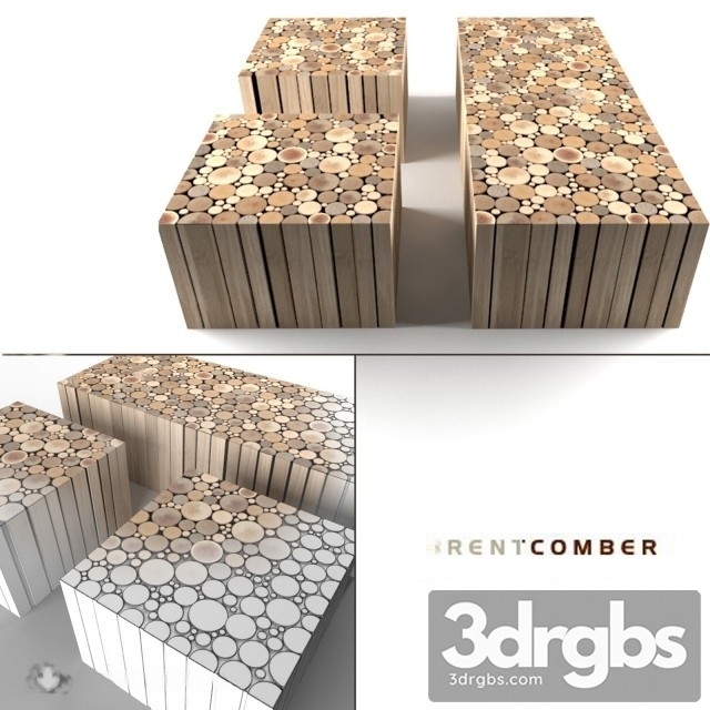 Shattered Wood Brent Comber 3dsmax Download - thumbnail 1