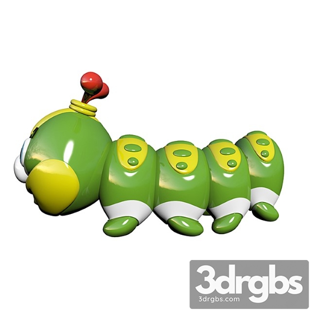 Toy Toy Caterpillar 3dsmax Download - thumbnail 1