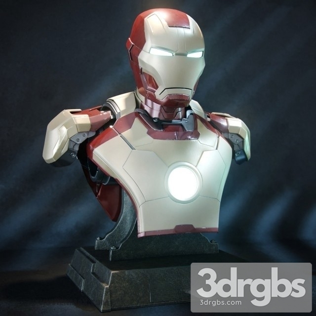 Iron Man Scratched 3dsmax Download - thumbnail 1