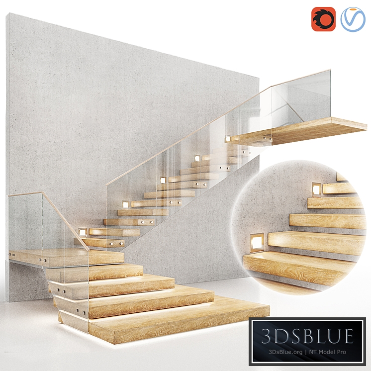 Staircase 3DS Max - thumbnail 3