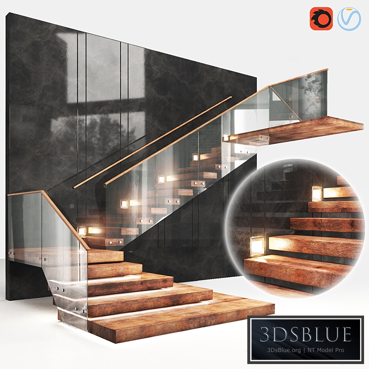 Staircase2 3DS Max - thumbnail 3