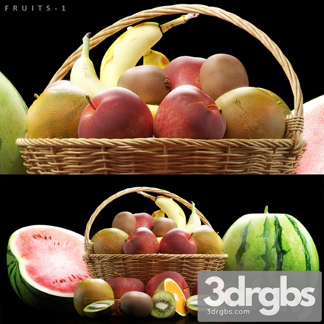 Fruits 1 3dsmax Download - thumbnail 1
