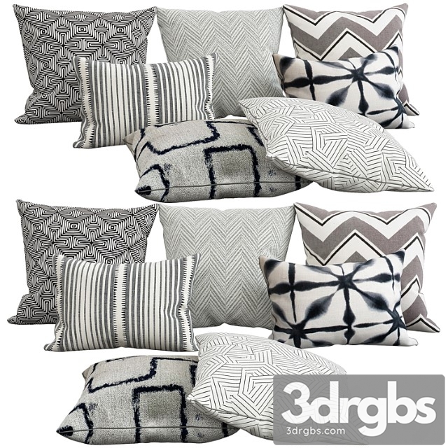 Decorative Pillows 27 3dsmax Download - thumbnail 1