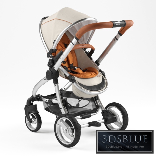 Stroller Egg Prosecco 3DS Max - thumbnail 3