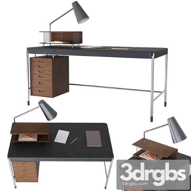 Desk loft society table carl hansen & son 2 3dsmax Download