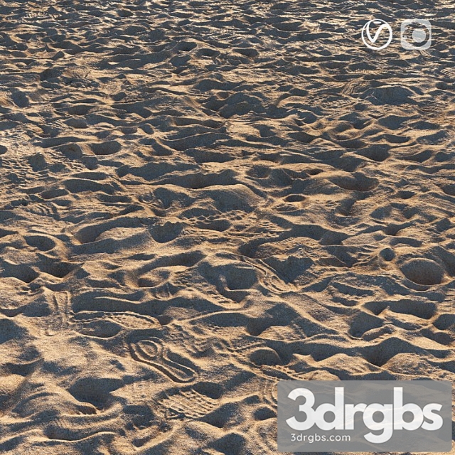 Sand Beach Material 3dsmax Download - thumbnail 1