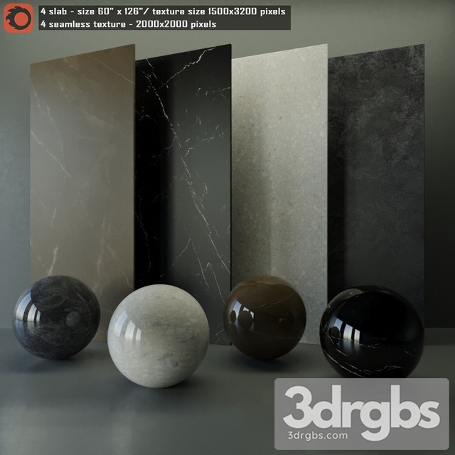 Stone Slab Seamless Texture Set 78 3dsmax Download - thumbnail 1
