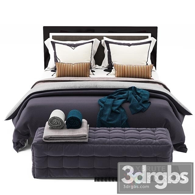 Bed Collection 462 3dsmax Download - thumbnail 1