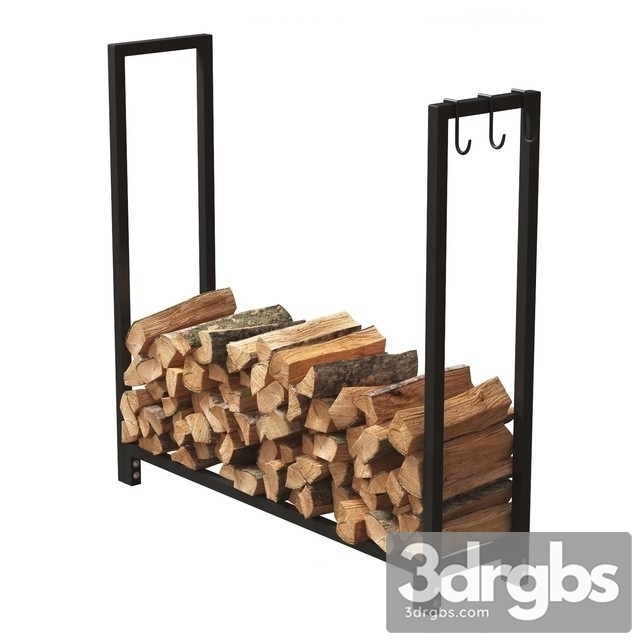 Firewood Storage Rack 3dsmax Download - thumbnail 1
