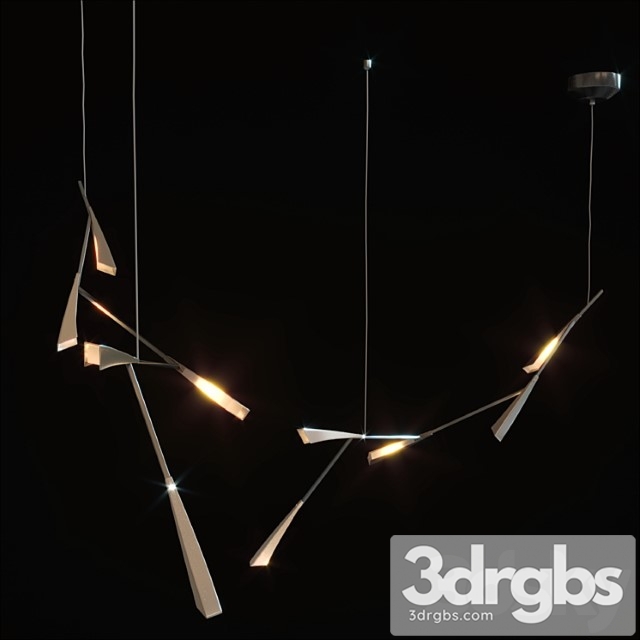 Quill Led Linear Pendant 3dsmax Download - thumbnail 1