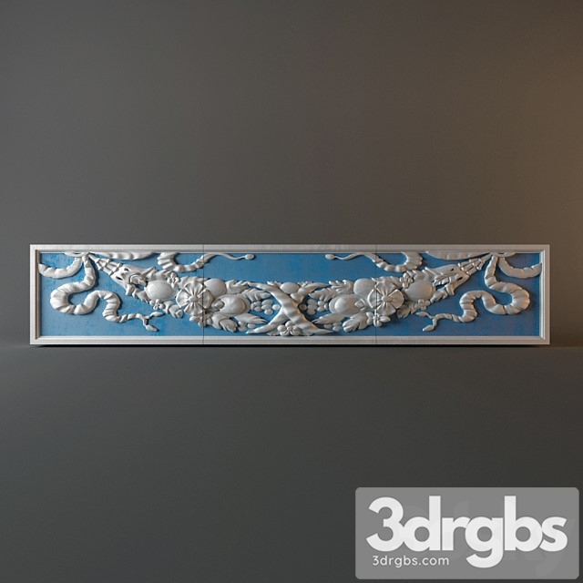 Decorative Gypsum Panel 3dsmax Download - thumbnail 1
