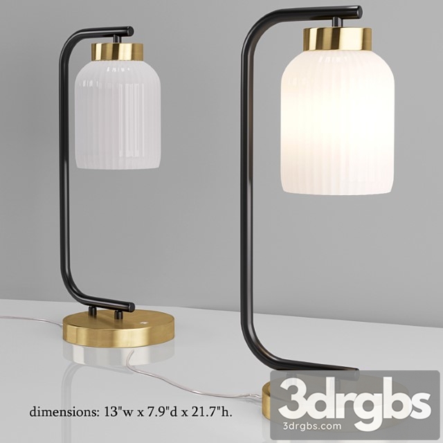 Suspended Glass Table Lamp 3dsmax Download