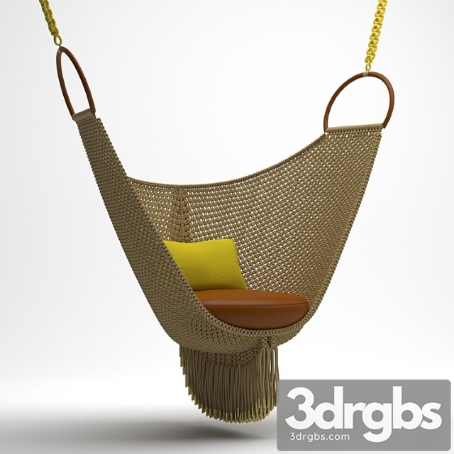 Swing louisvuitton swing chair by patricia urquiola 3dsmax Download - thumbnail 1