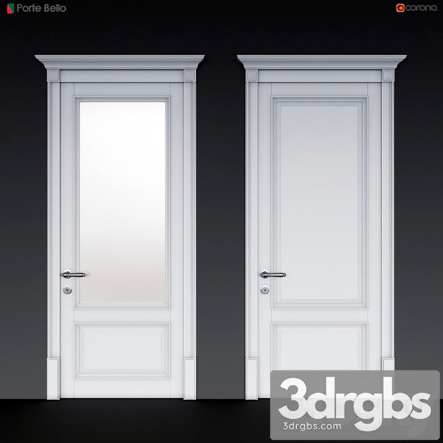 Doors porte bello 4 3dsmax Download - thumbnail 1