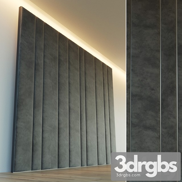 Decorative Wall Soft Panel 8 3dsmax Download - thumbnail 1