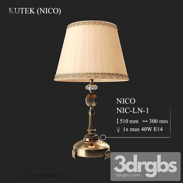 Kutek Nico LN 1 3dsmax Download - thumbnail 1