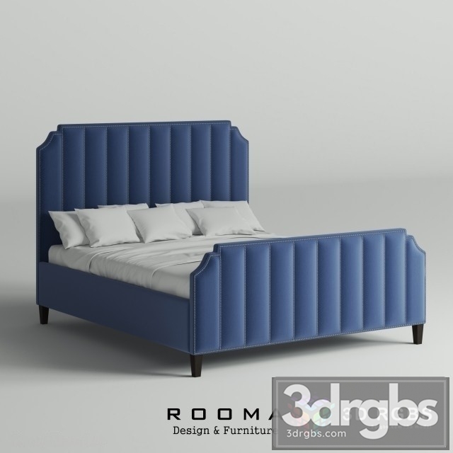 Rooma Design Tory Bed 3dsmax Download - thumbnail 1