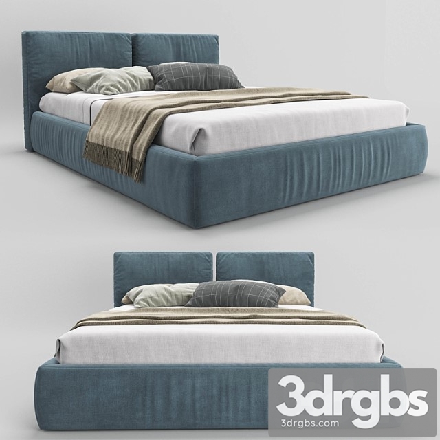 Letto brick bed 2 3dsmax Download - thumbnail 1